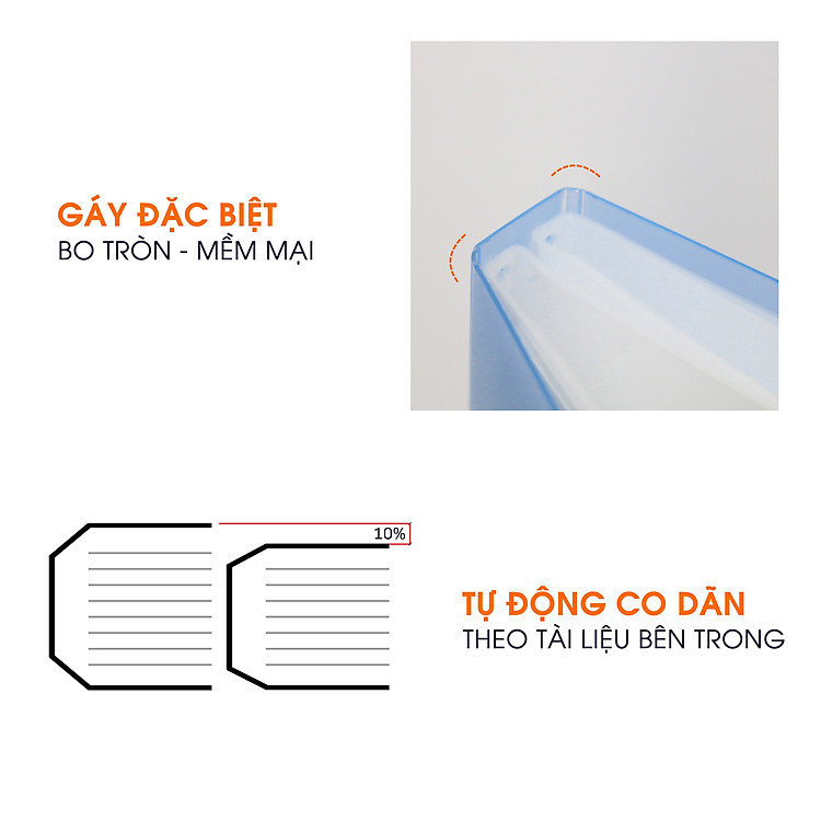 Bìa Lá A4 Sunset AO+ (20 lá) - Đỏ - Ảnh 3