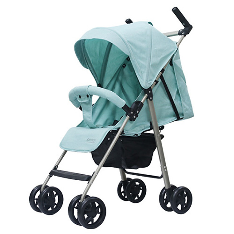 Xe đẩy trẻ em đa năng gọn nhẹ Thời trang cho bé Màu xanh mint