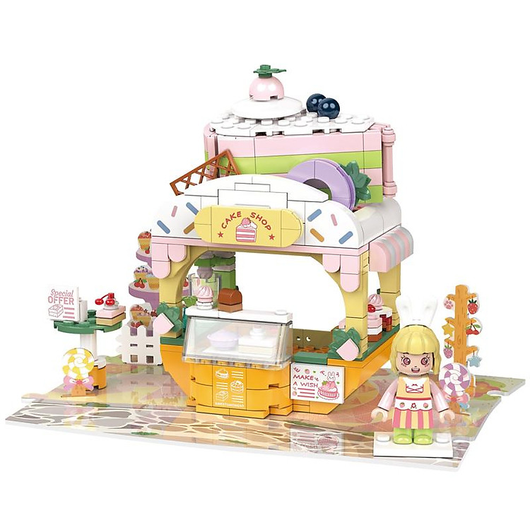 Đồ Chơi Lắp Ráp Cửa Hàng Bánh Jaki Chính hãng Tiết kiệm - Hình ảnh 3