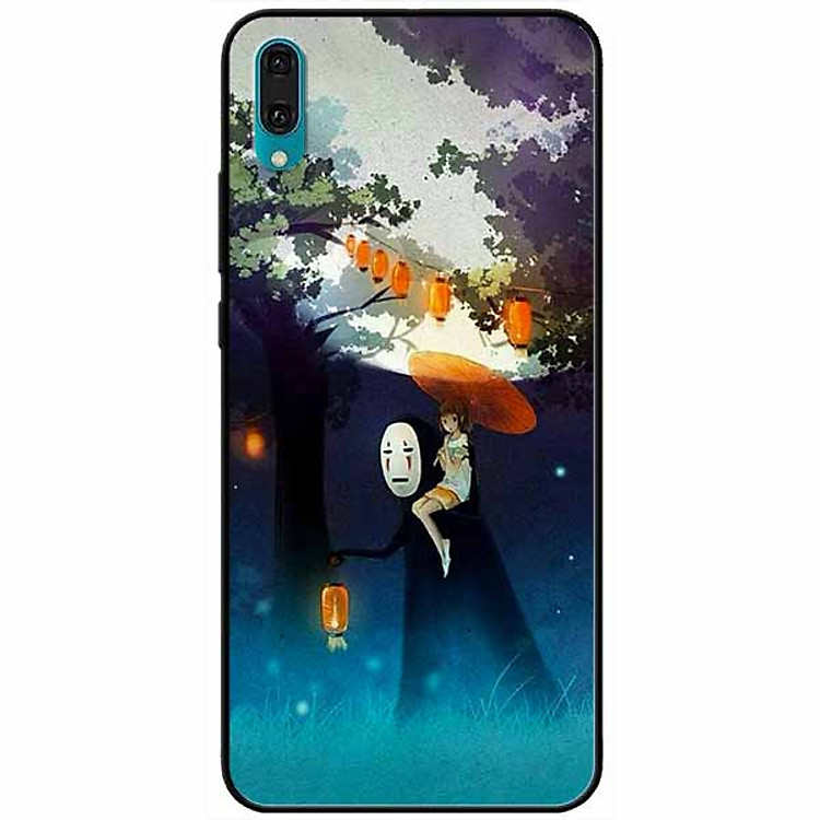Ốp lưng dành cho Huawei Y7 Pro 2019 mẫu Thiếu Nữ Dù Vàng