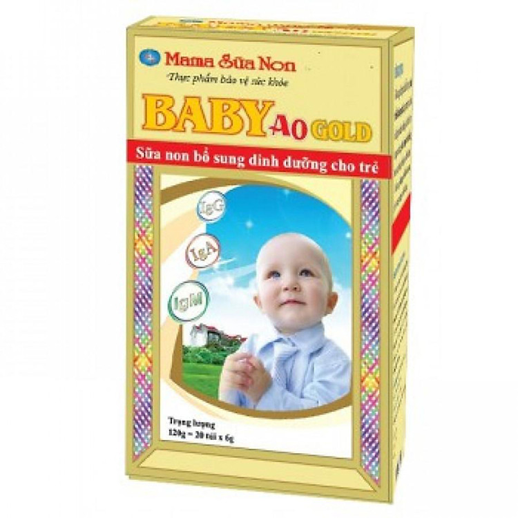 MAMA SỮA NON BABY A0 GOLD dinh dưỡng dành cho bé