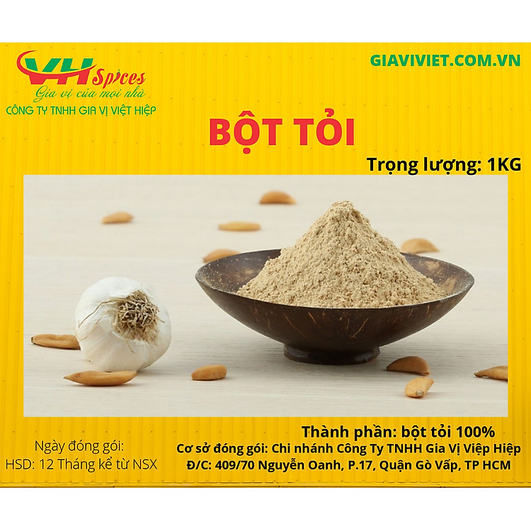 Bột Tỏi Việt Hiệp Gói 1Kg