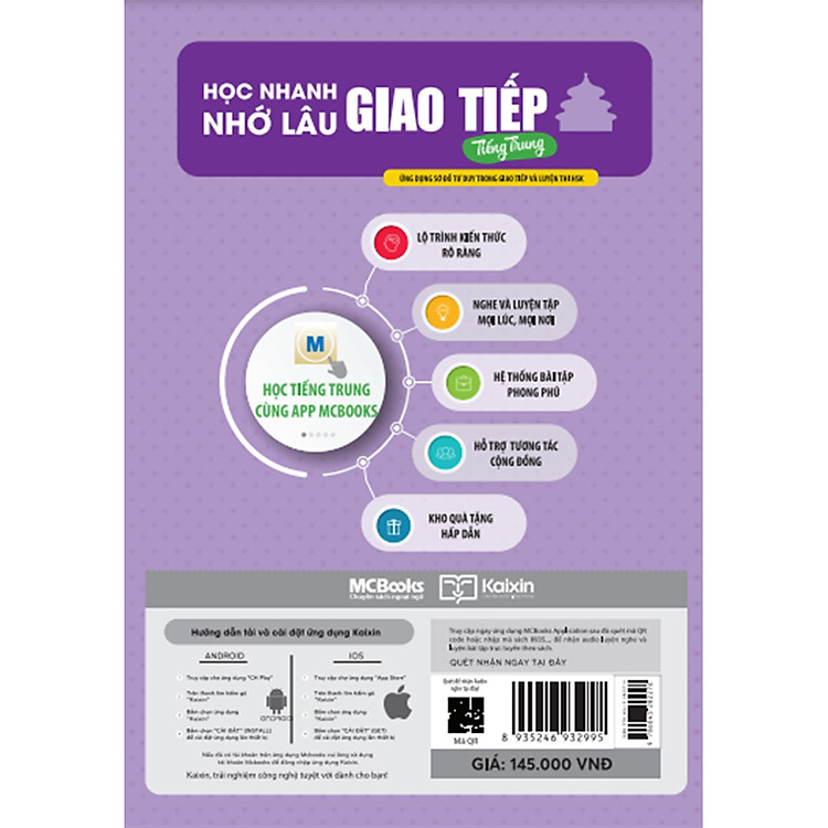 Học Nhanh Nhớ Lâu Giao Tiếp Tiếng Trung - Ứng Dụng Sơ Đồ Tư Duy Trong Giao Tiếp Và Luyện Thi HSK - Ảnh 3