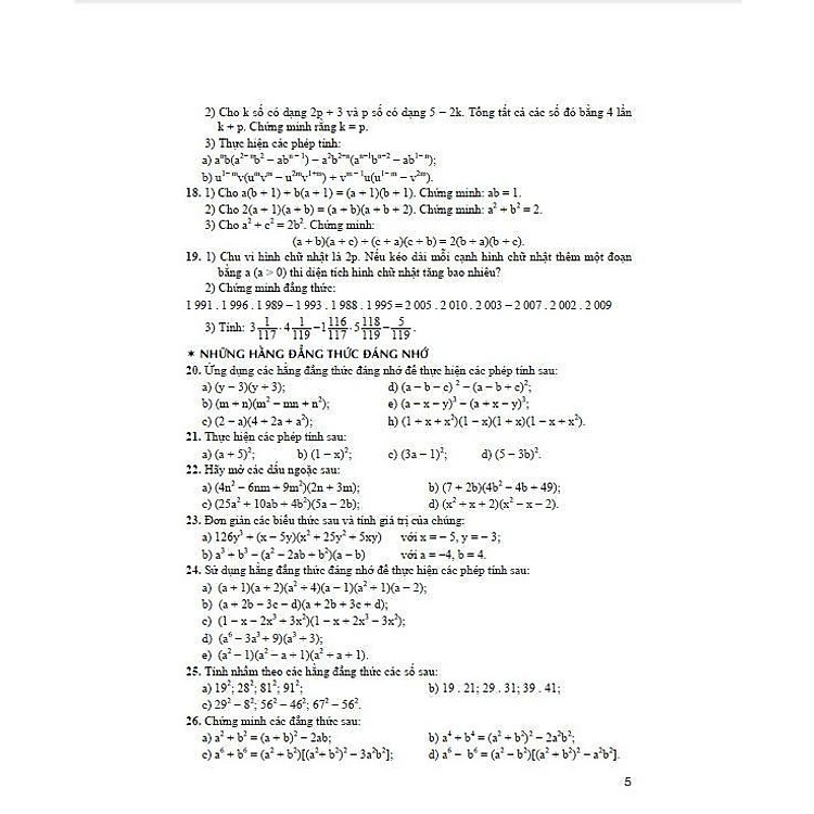 500 Bài Toán Chọn Lọc Lớp 8 - Ảnh 4