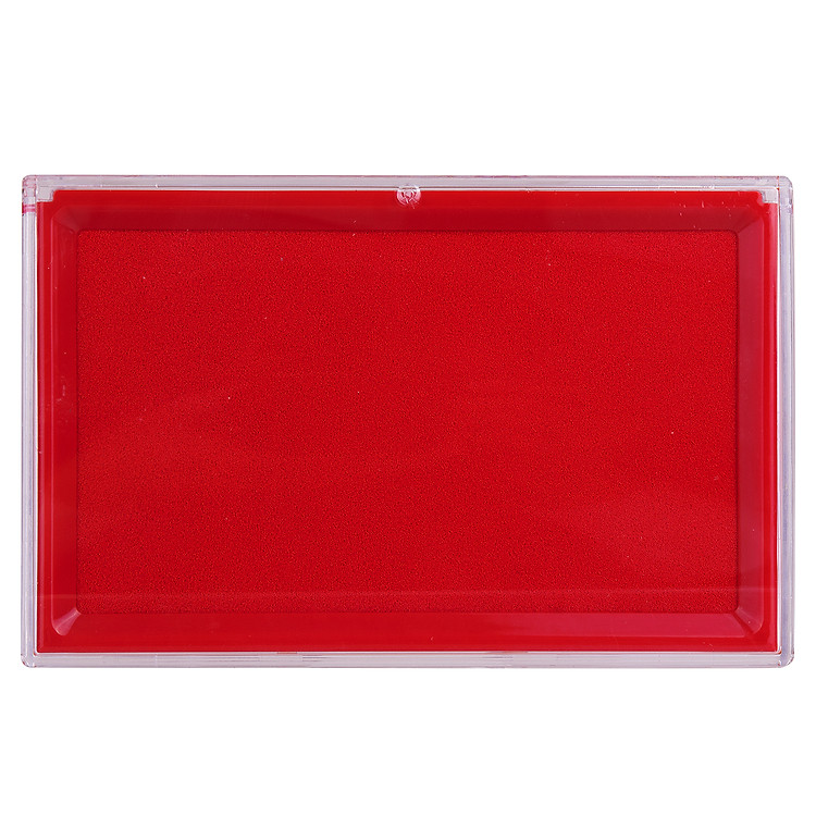 Khay Mực Dấu Deli E9864 (138x88x26 mm, Đỏ) - Ảnh 5