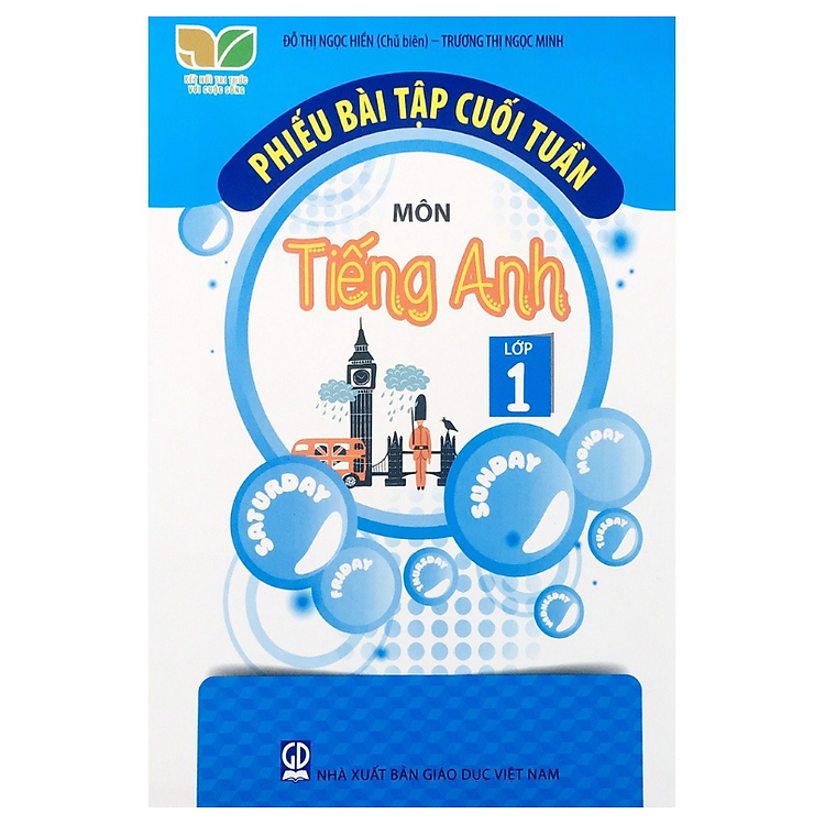 Phiếu bài tập cuối tuần môn Tiếng Anh lớp 1