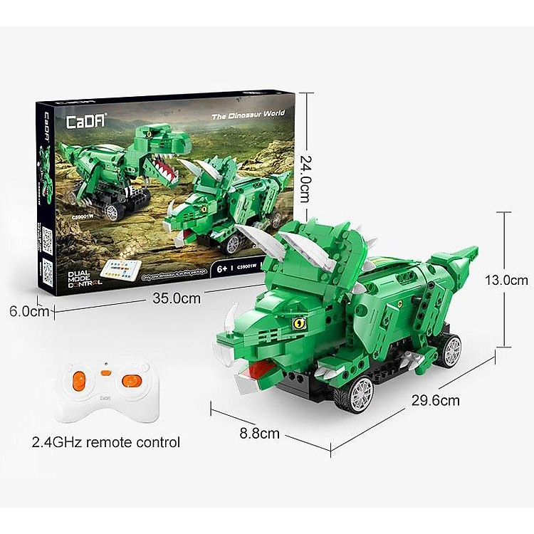 Đồ Chơi Lắp Ráp Robot Khủng Long CaDA Chính hãng Giá rẻ - Hình ảnh 3