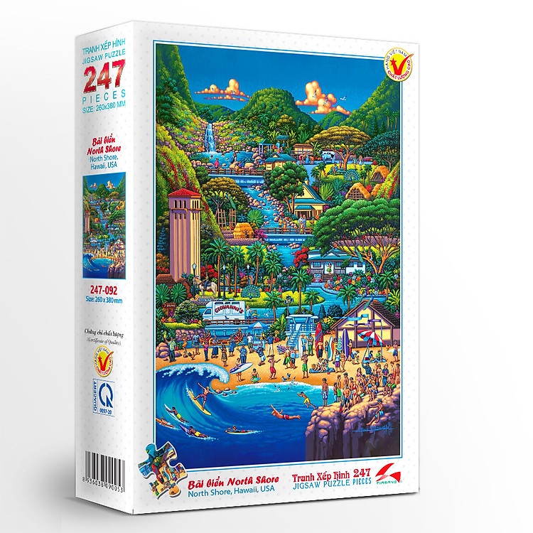 Tìm mua tại Avakids: Tranh xếp hình Bãi biển North Shore - Ngập tràn khuyến mãi