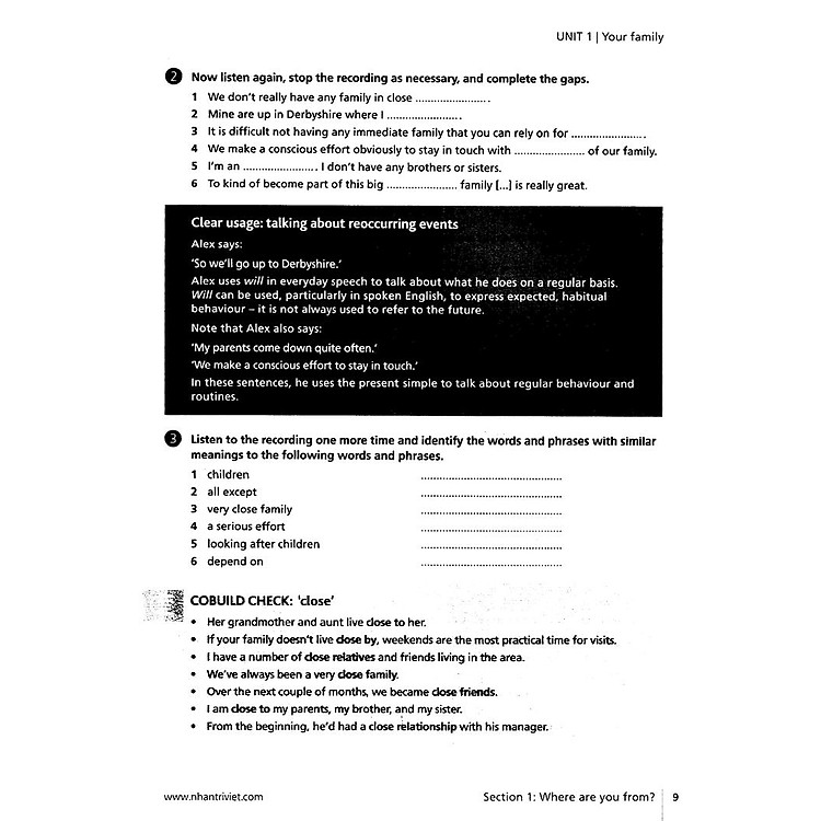 Collins English for Life - Listening B1 Intermediate (Tái Bản) - Ảnh 6