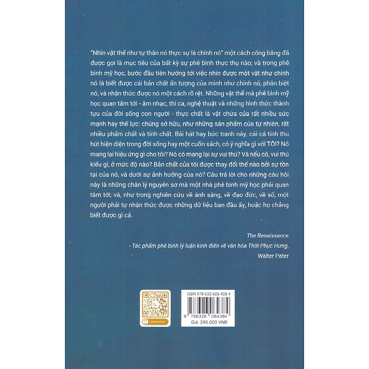 Walter Pater - Tác phẩm phê bình lý luận kinh điển về văn hóa thời Phục hưng (The Renaissance) - Ảnh 2