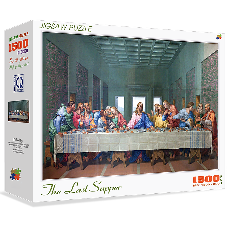 Mua tại Tiki: Bộ tranh xếp hình 1500 mảnh - The Last Supper Chính hãng Tiết kiệm