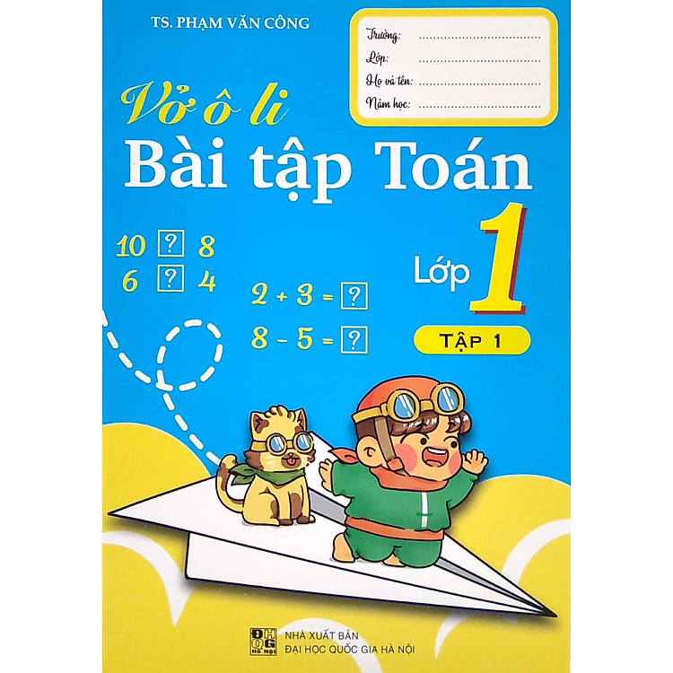 Vở Ô Li Bài Tập Toán Lớp 1 - Tập 1 - Ảnh 2