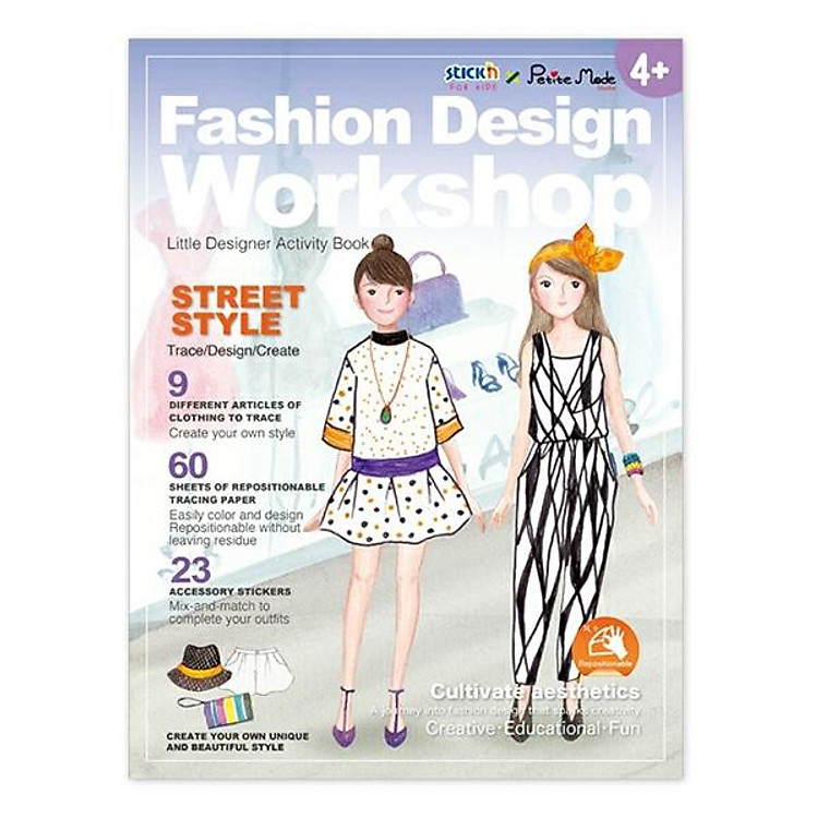 Sách Vẽ Thiết Kế Dán Hình Quần Áo Chính hãng Giá rẻ