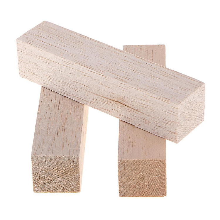 3/5 piece Balsa Wood Blocks DIY Modelling Working Materials 70mm