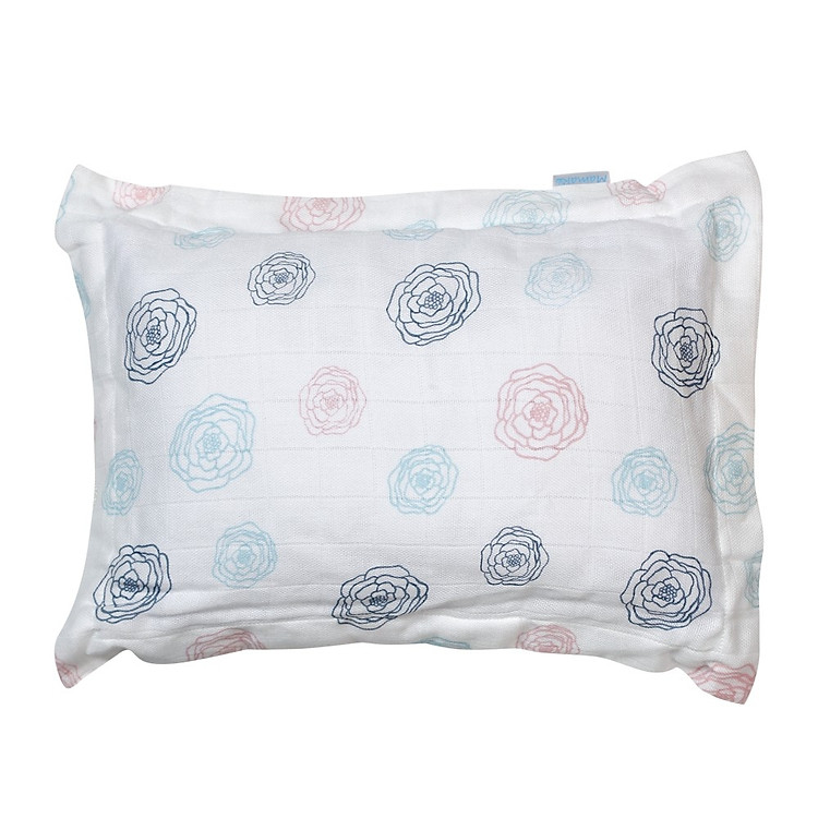 Gối nằm vải sợi tre cho bé Mamaru Chính hãng Ưu đãi - Hình ảnh 2