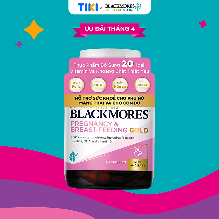 Chọn mua tại Shopee: Vitamin Tổng Hợp Bà Bầu Blackmores 60 Viên mua giá tốt nhất tại Shop Mall