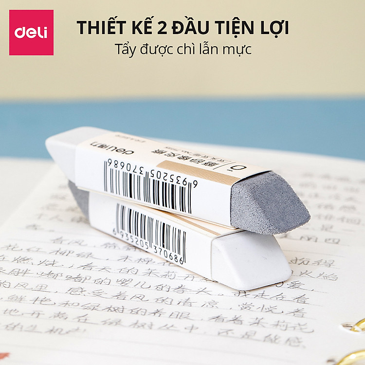 Gôm Tẩy Chì Và Mực Deli - Ảnh 2