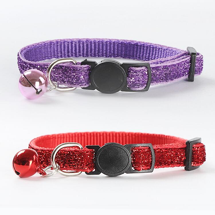 Combo 2 vòng cổ kim tuyến cho chó mèo dưới 5kg - Màu ngẫu nhiên