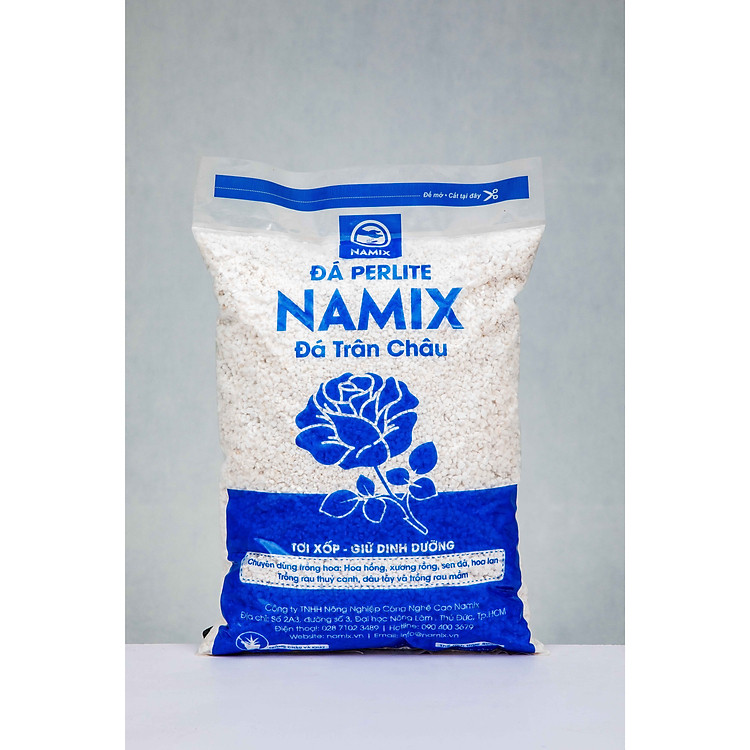 Đá Perlite (đá trân châu) Namix - gói 5 Lít - 350-400 gam