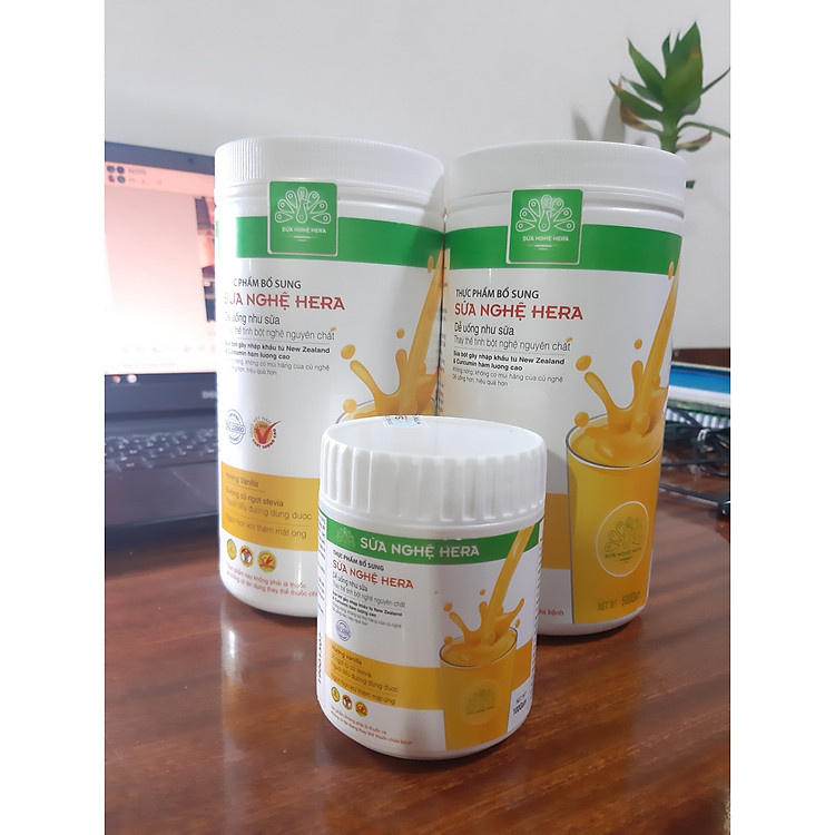 COMBO 2 SỮA NGHỆ HERA + TẶNG 1 Hộp sữa nghệ 100G:SÁNG DA - TĂNG CƯỜNG SỨC KHỎE