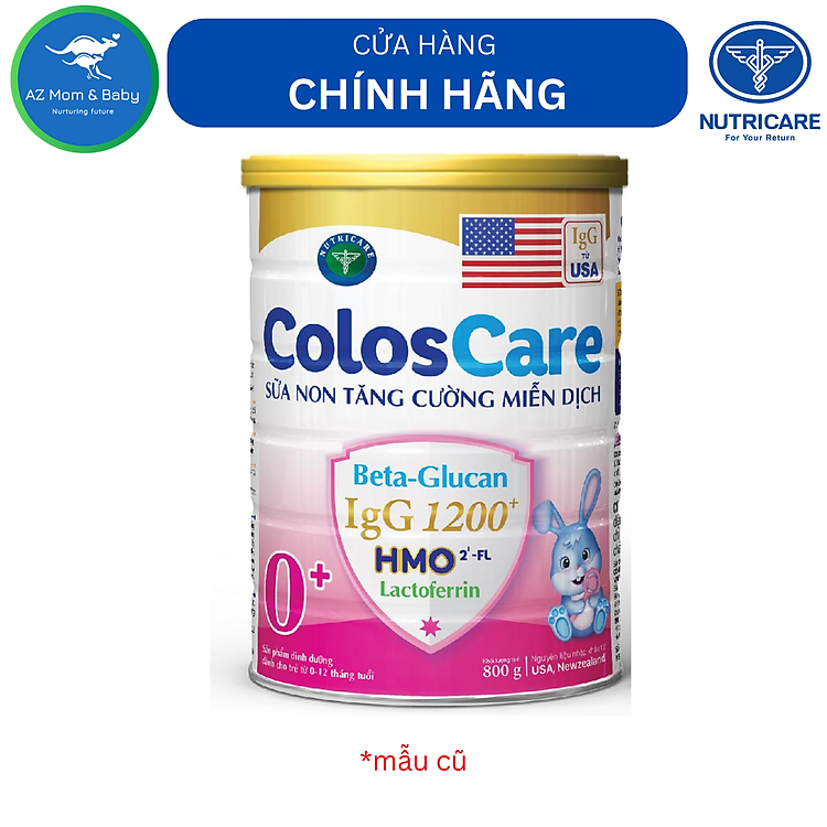 Sữa bột Nutricare ColosCare 0+ (800g) Hàng chuẩn Giá rẻ - Hình ảnh 3