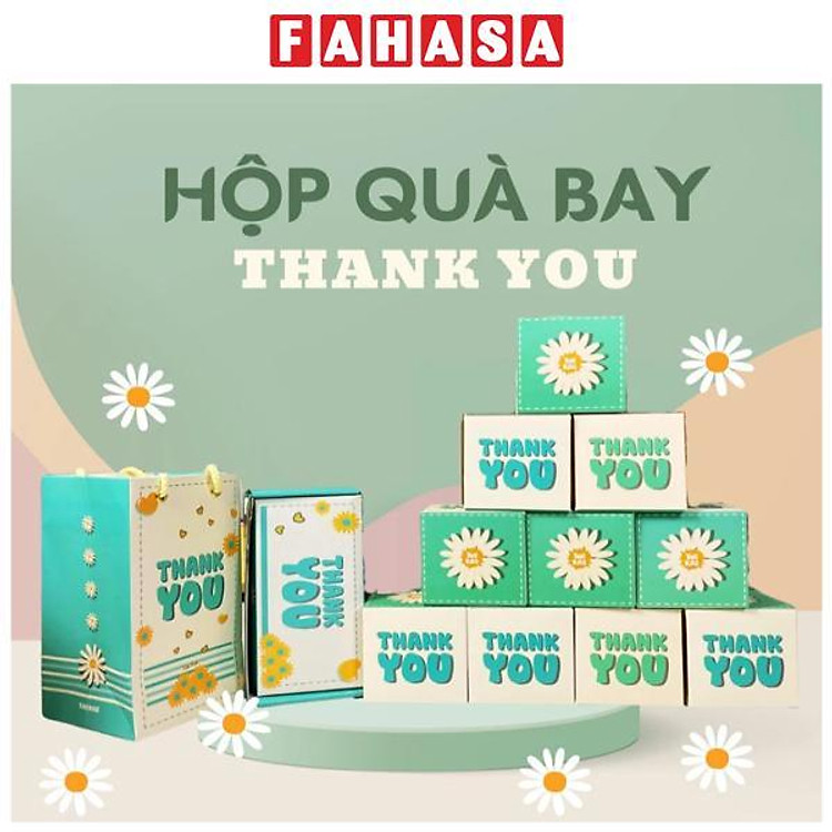 Hộp Quà Tự Bung Thank You 1 – The Kas (Màu Xanh)