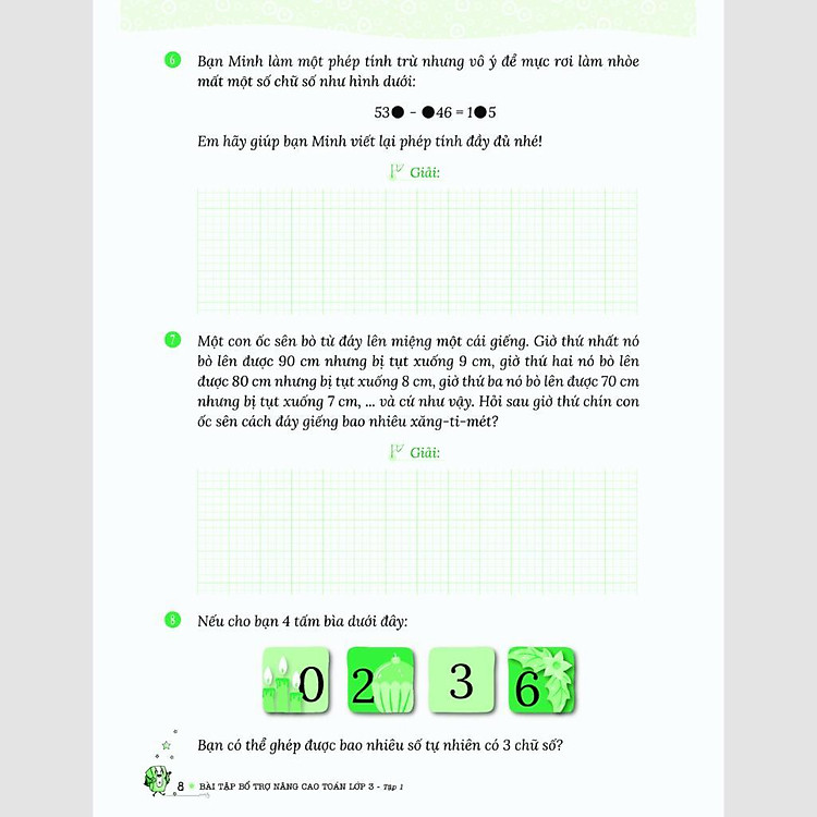 Bài Tập Bổ Trợ Nâng Cao Toán - Lớp 3 Tập 1 - Ảnh 5