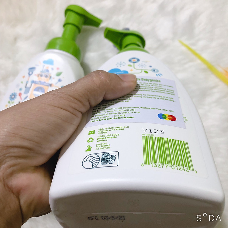 Mua Nước rửa bình sữa Babyganics 473ml Chính hãng Tiết kiệm - Hình ảnh 3