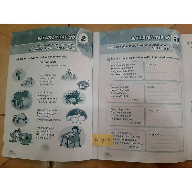 Vở Luyện Từ và Câu Lớp 3 - Tập 1 + 2 (Theo Chương Trình Giáo Dục Phổ Thông 2018) - Ảnh 3