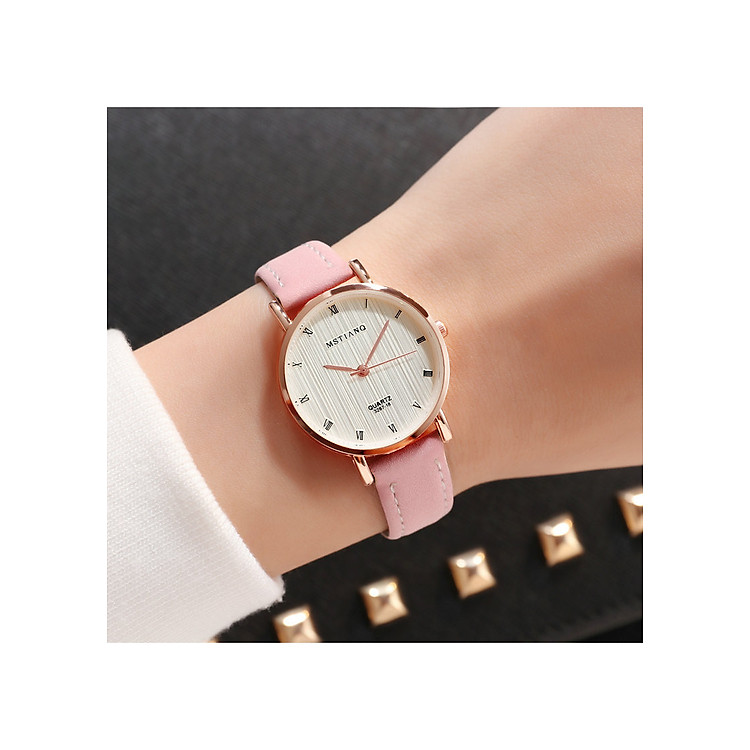 Đồng hồ nữ thời trang 2020 quyến rũ dây da Pu cao cấp