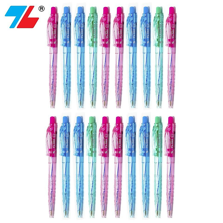 Bộ Bút Bi Thiên Long TL-061 (20 cây)