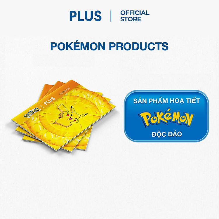 Tập B5 Pikachu PLUS (72 trang, lốc 10 cuốn)
