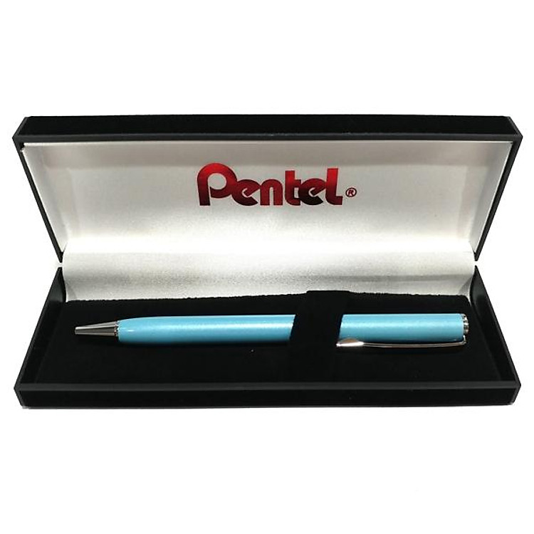 Bút Bi Kim Loại Nắp Vặn Pentel CC (Mực xanh)