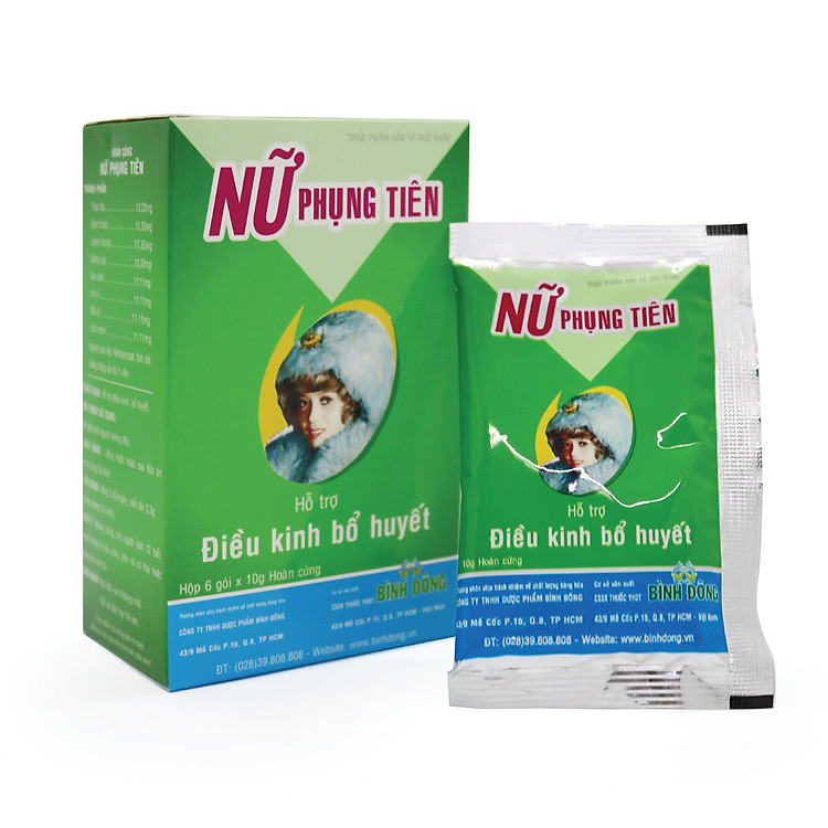 Thực Phẩm Chức Năng Điều Kinh, Bổ Huyết - Nữ Phụng Tiên