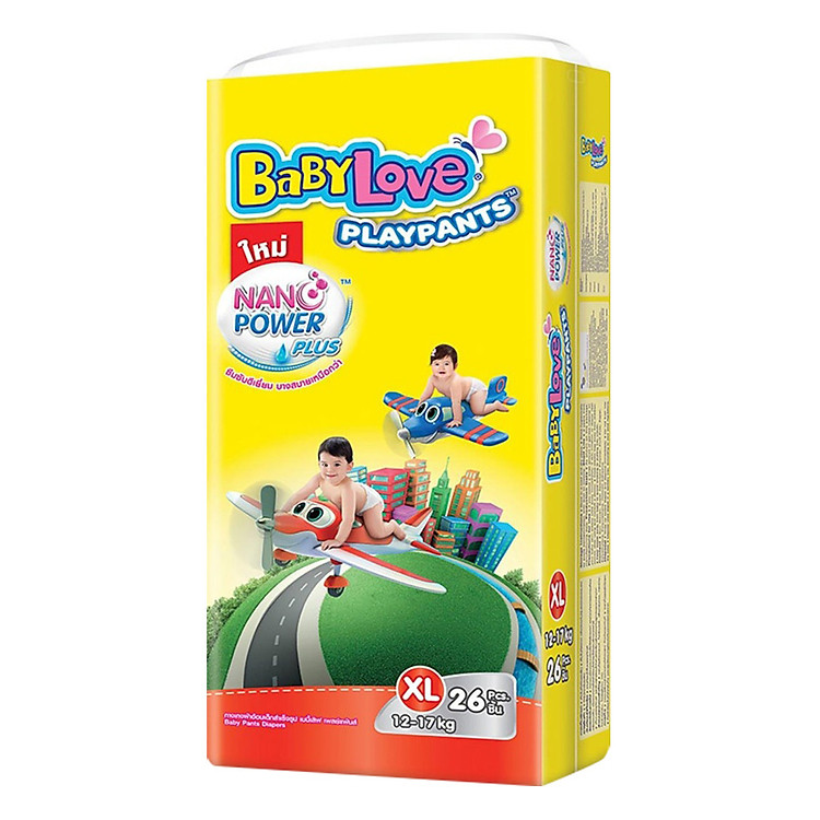Tã Quần BabyLove Nano Plus (PlayPants) XL26 - Gói 26 Miếng