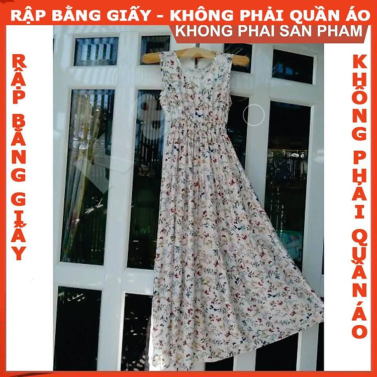 Rập Đầm Maxi Sát Nách – Mã 716 (Bản Vẽ)