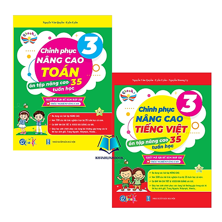 Combo Chinh Phục Nâng Cao Toán + Tiếng Việt Lớp 3