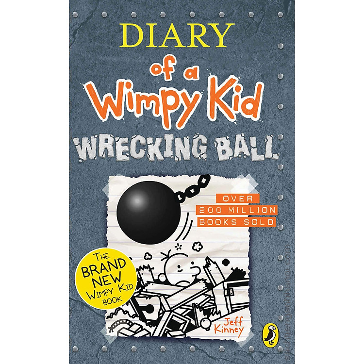 Sách Diary of a Wimpy Kid 14: Wrecking Ball (Hardback)