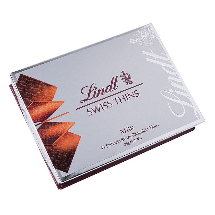 Hộp Quà Socola Lindt Swiss Milk Thin Vị Sữa (125g)
