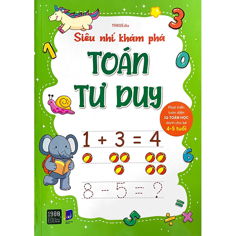 Siêu Nhí Khám Phá - Toán Tư Duy - Phát Triển Toàn Diện IQ Toán Học Dành Cho Bé Từ 4-5 Tuổi - Ảnh 4