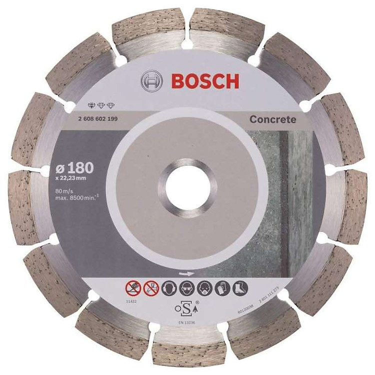Đĩa cắt bê tông Bosch 2608602199 (180 x 2 x 22.2mm)