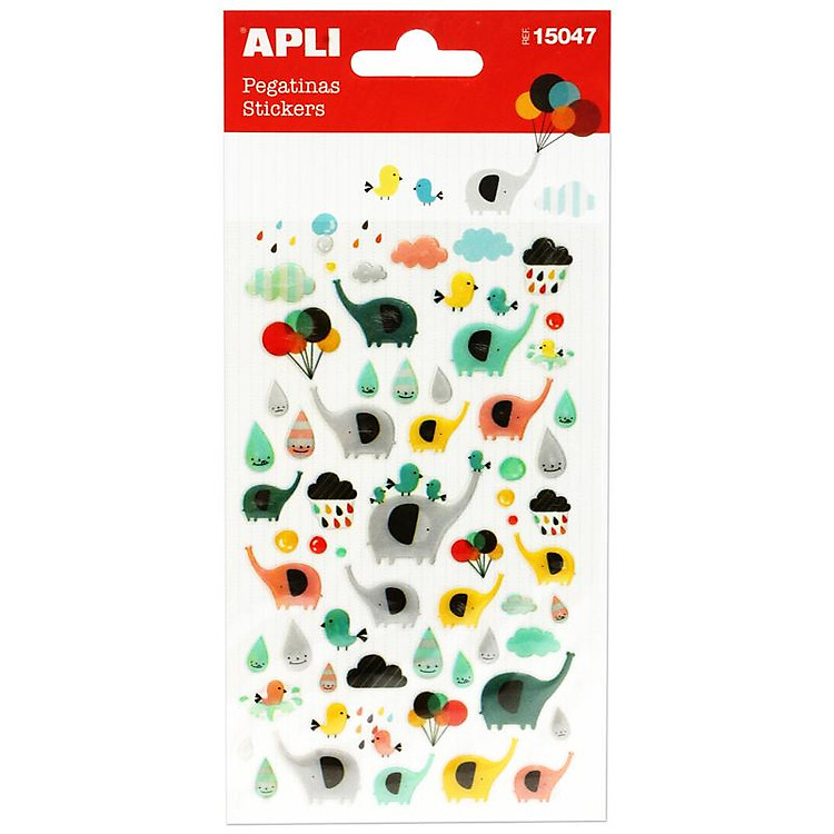 Sticker Hình Con Voi APLI 15047 - Ảnh 2