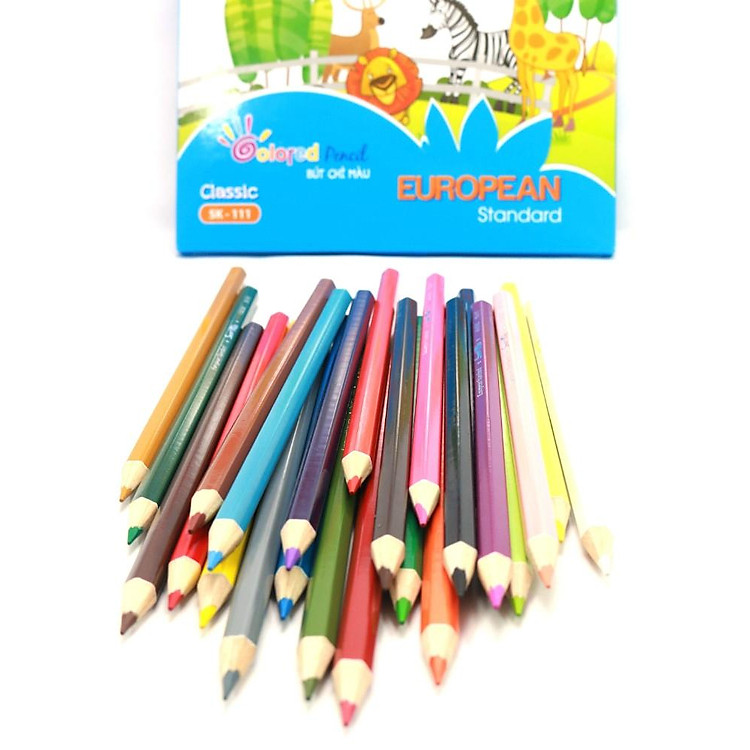 Bút Chì Màu Classic SK-111 (24 màu) - Ảnh 3
