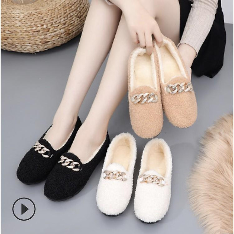 Giày lót lông nữ hàng đẹp