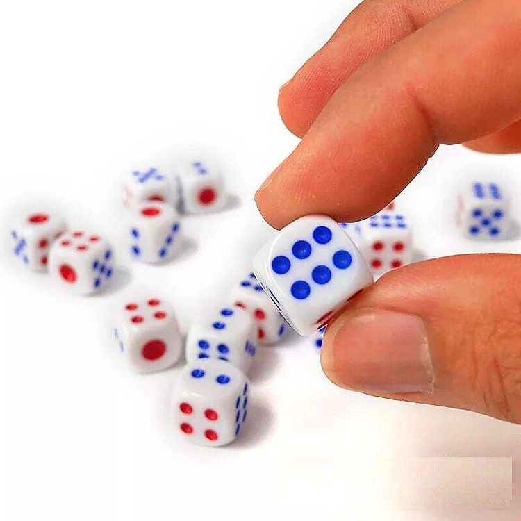 Sét 5 Viên Xúc Xắc Xí Ngầu Chất Lượng Cao