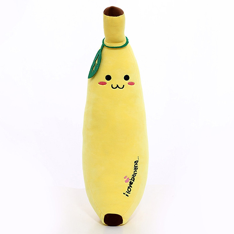 Gấu Bông Gối Ôm Chuối Banana Siêu Mịn Quà Tặng Đáng Yêu