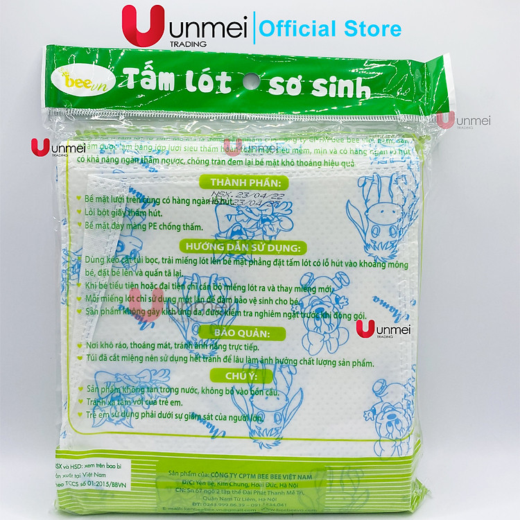Mua Combo 5 Bịch Tấm Lót Sơ Sinh Chính hãng Giá tốt - Hình ảnh 2