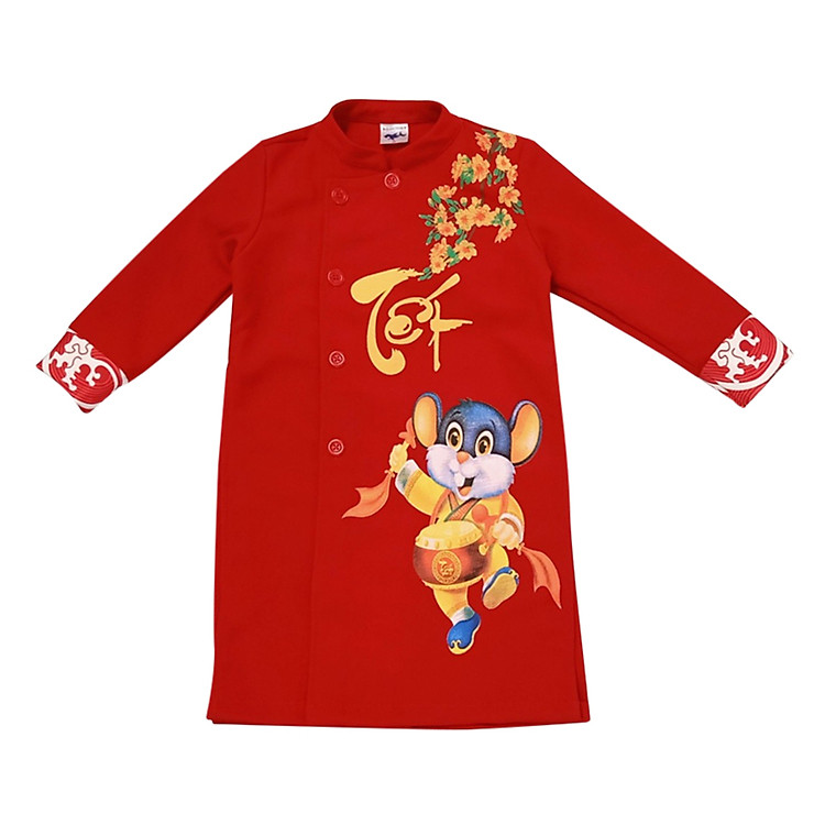 Áo Dài Bé Trai Bé Tý Du Xuân