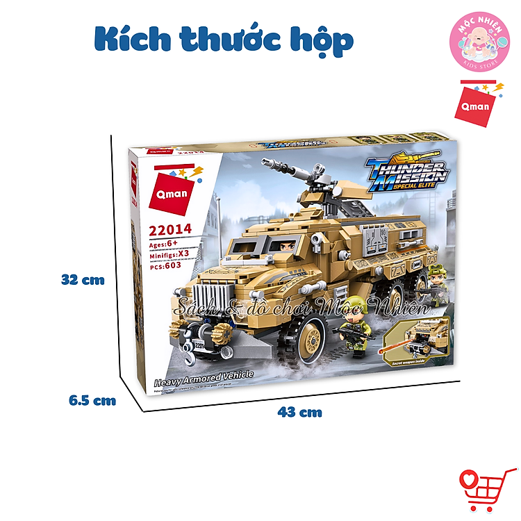 Mua Đồ Chơi Lắp Ráp Quân Sự Qman 22014 Chính hãng Giá rẻ - Hình ảnh 2
