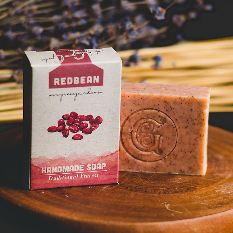 Xà Phòng Đậu Đỏ Green Garden (100g)